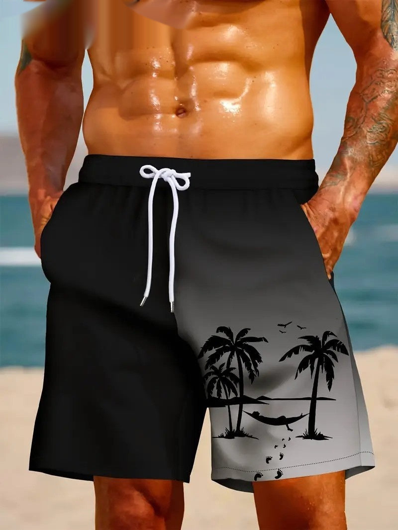 Fashion Printed Casual Men's Beach Shorts