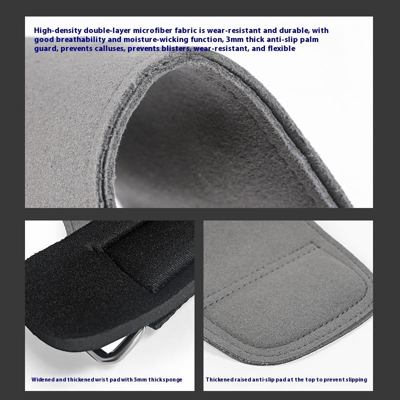 Hard Pull Booster Stripe Palm Gloves Fitness Assistance