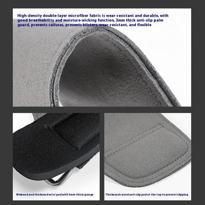 Hard Pull Booster Stripe Palm Gloves Fitness Assistance