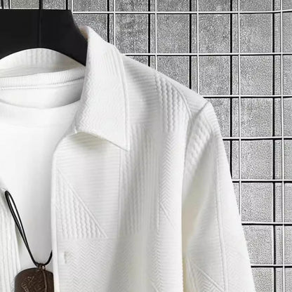 Men's Fashion Comfortable Solid Color Shirt Coat