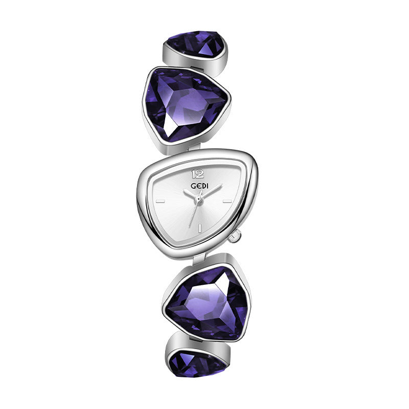 Good-looking Fashion Women's Watches Light Luxury Crystal Diamond Bracelet Watch