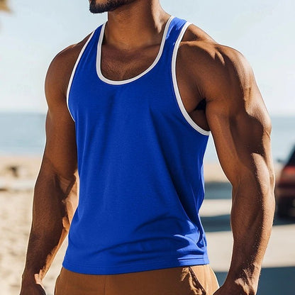New American Style Slim Fit Casual Sports Men's Summer Vest