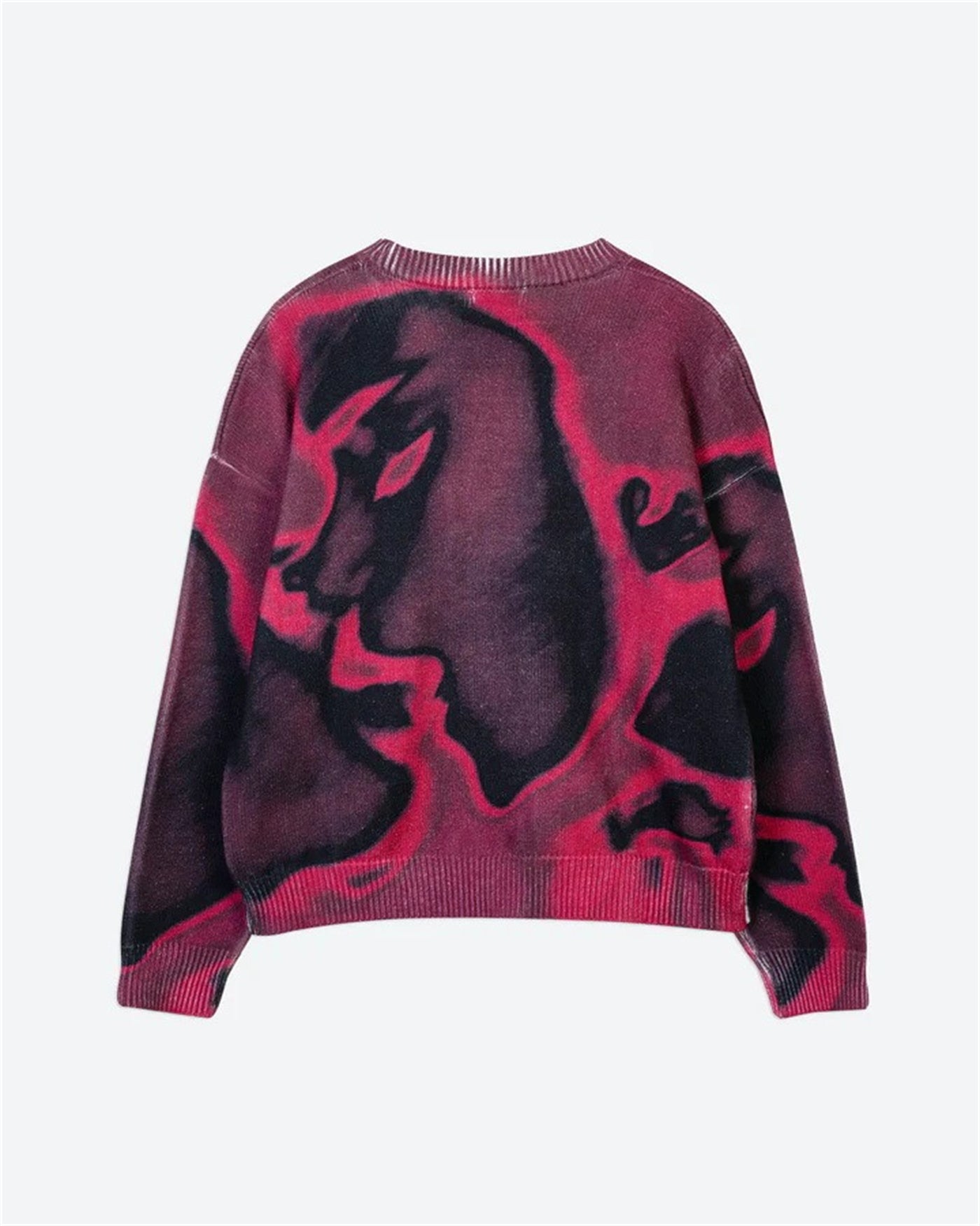 Fashion Casual Printed Polyester Sweater