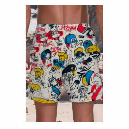 Men's 3D Digital Printing Loose Casual Shorts