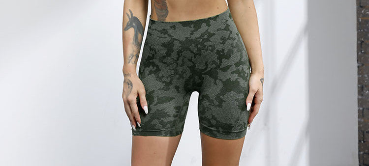 Sports Bra Hip-lifting Fitness Shorts Cross-border Sports Suit Seamless Yoga Suit Women