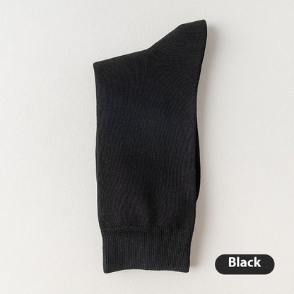 Mid-calf Spring And Autumn Pure Cotton Business Men Socks