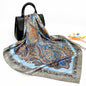 Spring And Autumn New 90cm Silk Scarf Silk Square