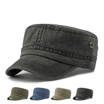 All-match Flat Top Military Cap Men And Women
