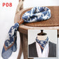 All-matching Men's Scarf Thin Youth Silk Scarf