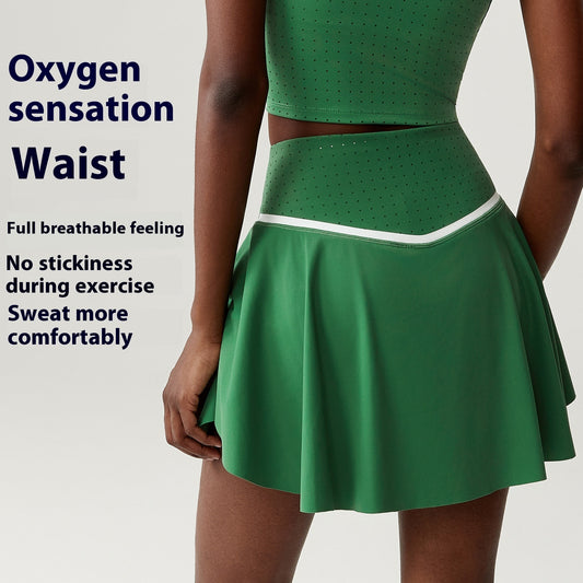 Women's Speed Drying Yoga Fitness Half Body Skirt