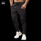 Men's Solid Color Casual Ice Silk Sports Quick-drying Trousers