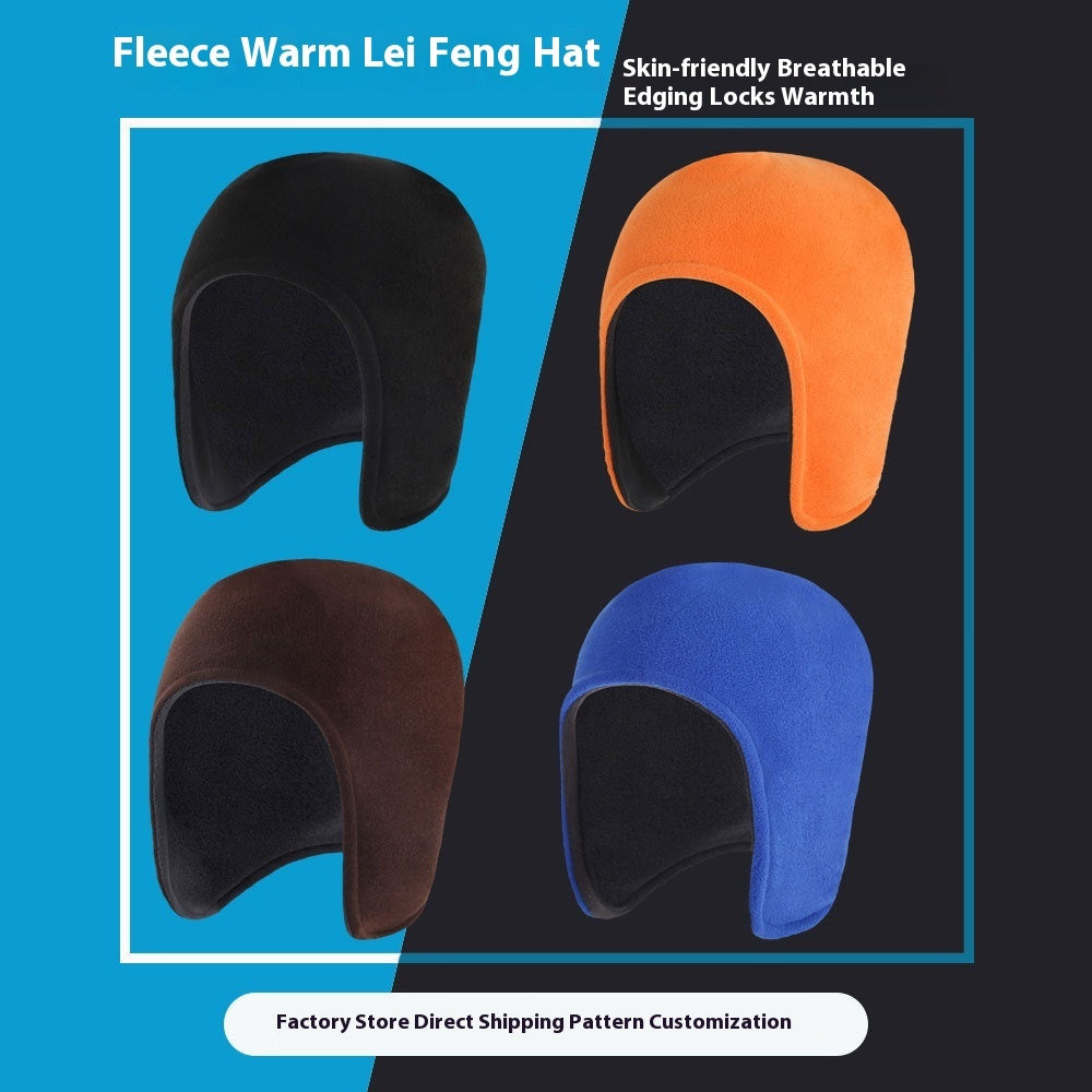 Cycling Warm Hat Polar Fleece Windproof Earflaps Sleep Hat