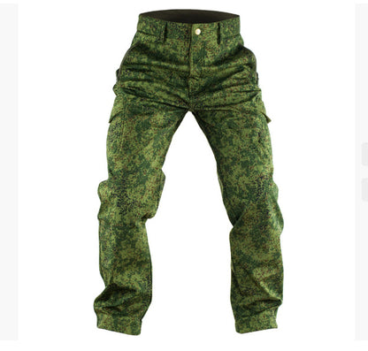 Outdoor Men's Fleece Soft Shell Pants Breathable And Windproof Wear-resistant