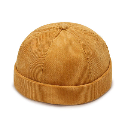 Skullcap Japanese Style Beanie Chinese Landlord Hat Men's Casual Outdoor Personality Hat