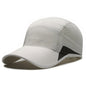 Quick-drying Hat Men's Summer Outdoor Sports Peaked Cap Couple Hats Hollow Lightweight Breathable