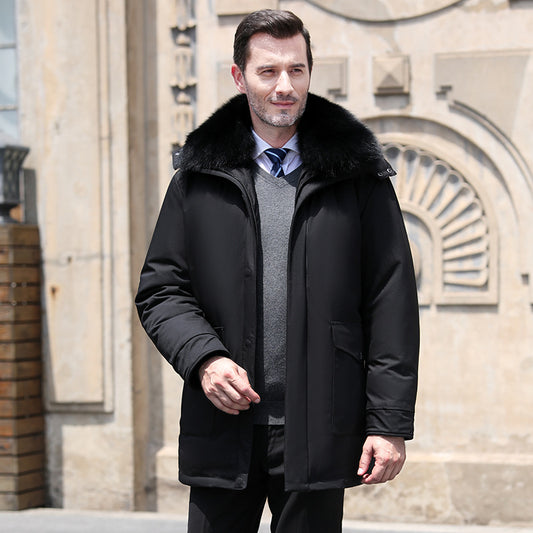 Men's Detachable Liner Mid-length Coat