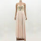 Wedding Splicing Chiffon Net Yarn Self-cultivation Evening Party Evening Dress