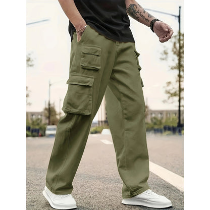Overalls Casual Sports Pants Loose Men And Women Long