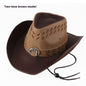 Men's Hat Wide Brim Western Cowboy Hat Sun Protection