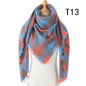 Women's Cashmere Plaid All-match Thick Warm Scarf