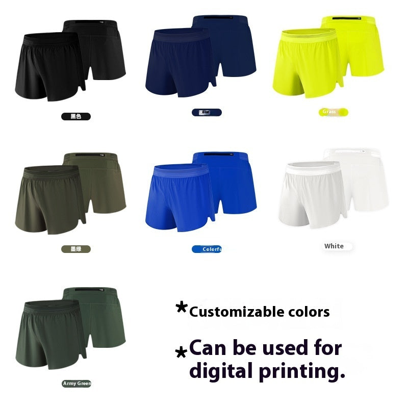 Breathable Sweat-wicking Anti-exposure Lining Exercise Shorts