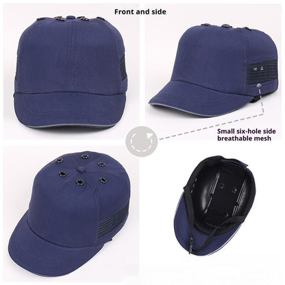 Factory Workshop Lightweight Anti-collision Breathable Baseball Cap