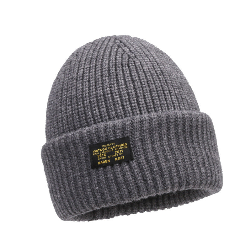 Fashion Personality Thickening Knitted Men's Hat