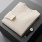 Round Neck Thickened Business Casual Cashmere Fall Winter Men Bottoming Knitted Sweater