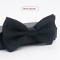 Men's Solid Color Formal Wear Wedding Business Casual Groom Groomsman Bow Tie
