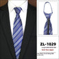 Men's Formal Wear Business Zipper Tie-free