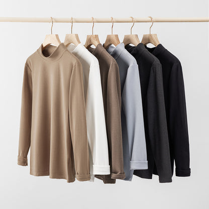 Autumn And Winter Pullover Stand Collar Boys Undershirt