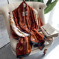 Women's Fashionable New Shawl With Silk Scarf