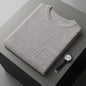 Men's Round Neck Jacquard Pullover Business Knitted Outerwear Vest