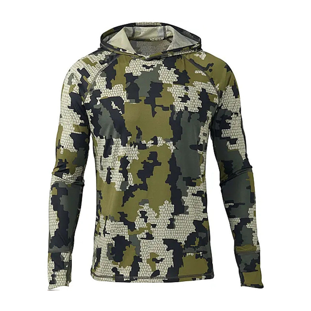 Outdoor Camouflage Hanging Fishing Suits Hooded Milk Silk Sun Protection