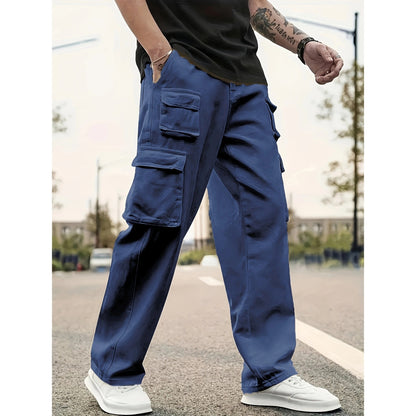 Overalls Casual Sports Pants Loose Men And Women Long