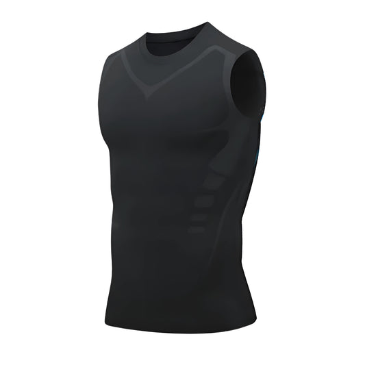Fitness Short Sleeved Sports Tight Vest