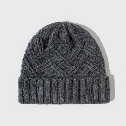Wool Knitted Thickened Autumn And Winter Warm Wool Hat
