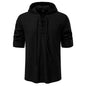 New Medieval Pirate Drawstring Men's Cotton Linen Long Sleeve
