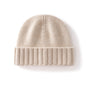 Cashmere Beanie Hat Thick Stripes Men And Women Knitted Flanging Beanie