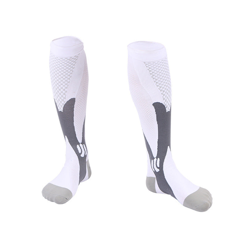 Nylon Men's And Women's Sports Muscle Strength Outdoor Football Compression Socks