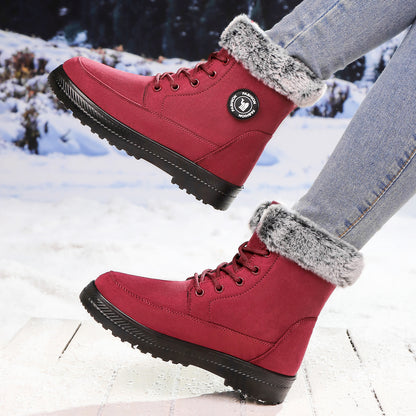 Women's Cotton Soft Bottom Wild Boots