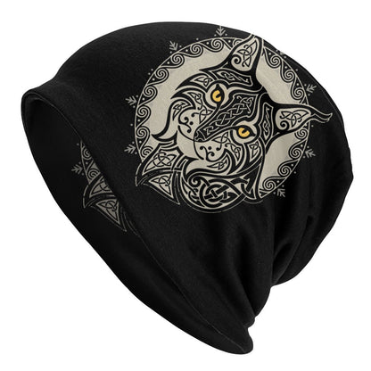 Sleeve Cap Double-layer Elastic Viking Totem Wolf Hipster Street Dance