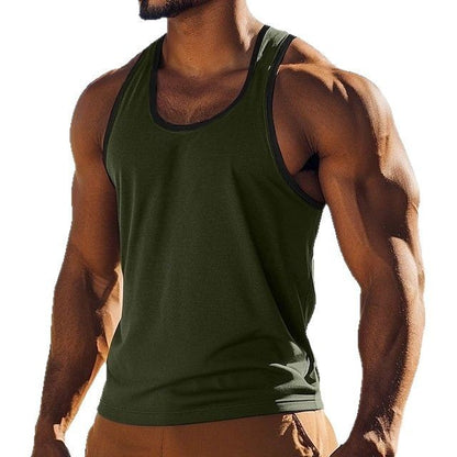New American Style Slim Fit Casual Sports Men's Summer Vest