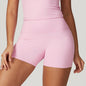 Brushed Tight High Waist Yoga Shorts For Women