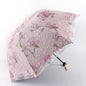 Double Lace Embroidered Umbrellas Storage Umbrella Sunshade