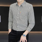 Striped Youth Korean Slim Fit Casual All-match Shirt