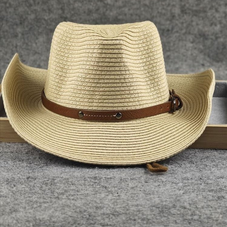 Big Head Circumference Cowboy Hat Summer Sunshade