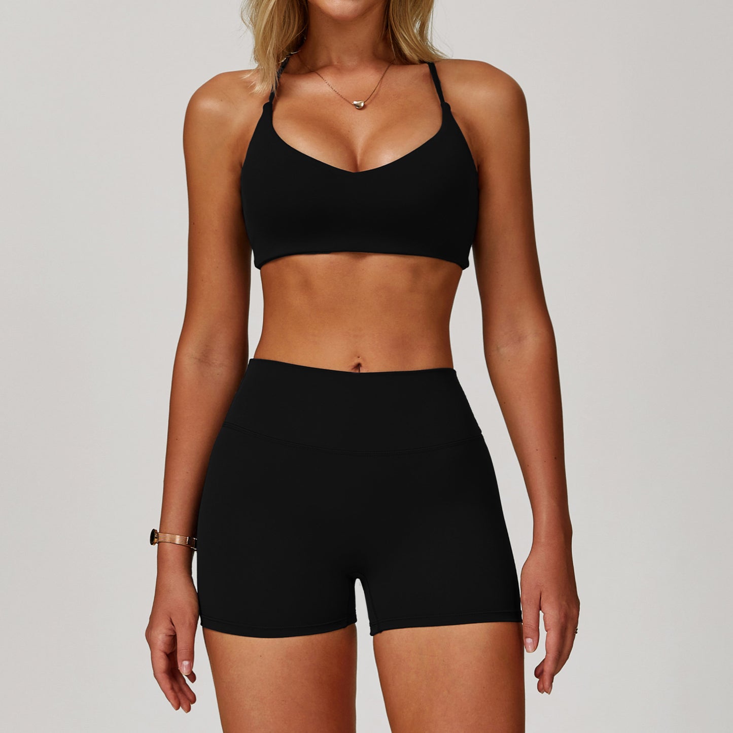 Tight Quick-drying Fitness Sanding Yoga Suit