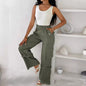 Multi-pocket Adjusting Belt Design Overalls