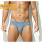 Sexy Back Hollow Men's Briefs Low Waist Sexy Three-dimensional